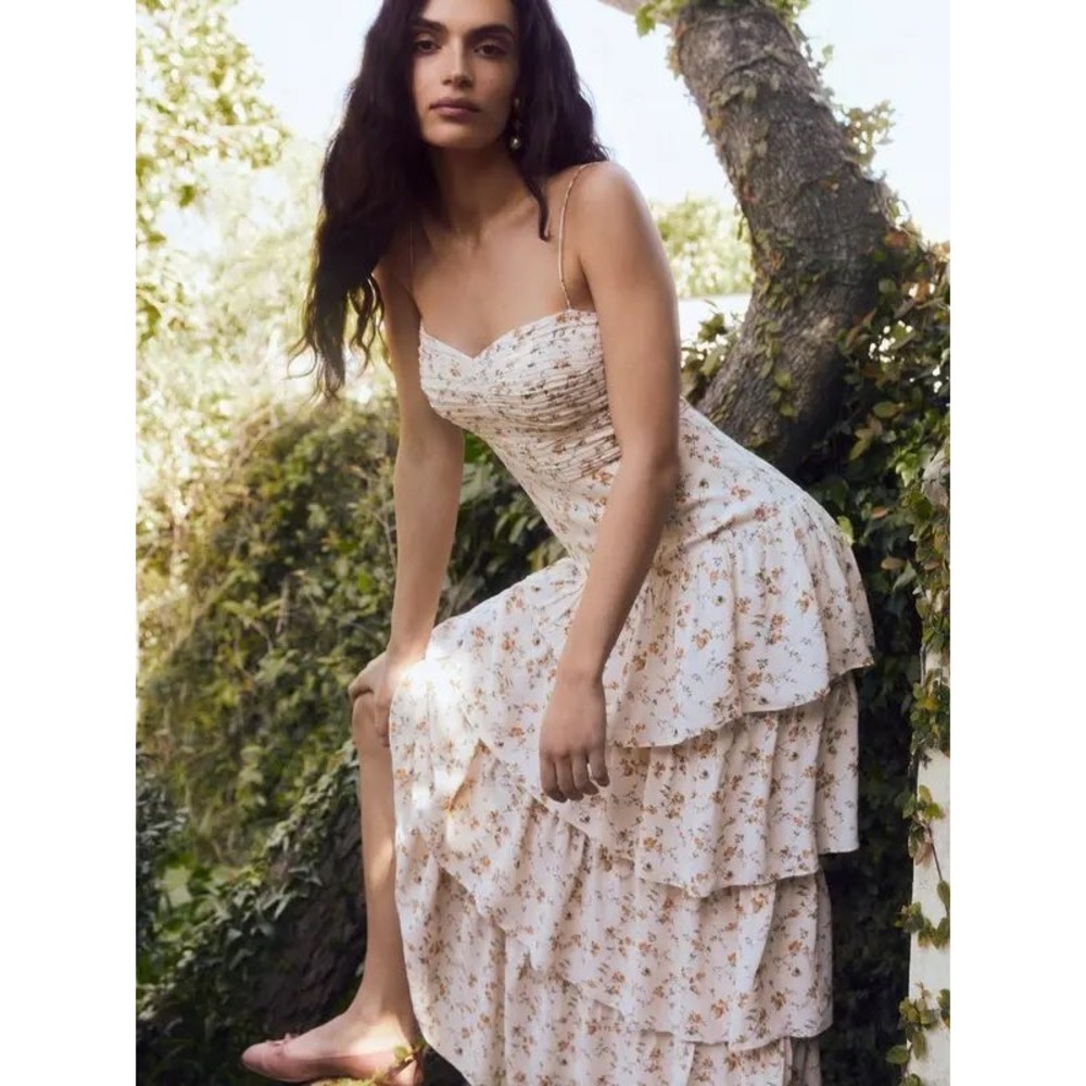 Reformation Marlin Tiered Maxi Dress size 4